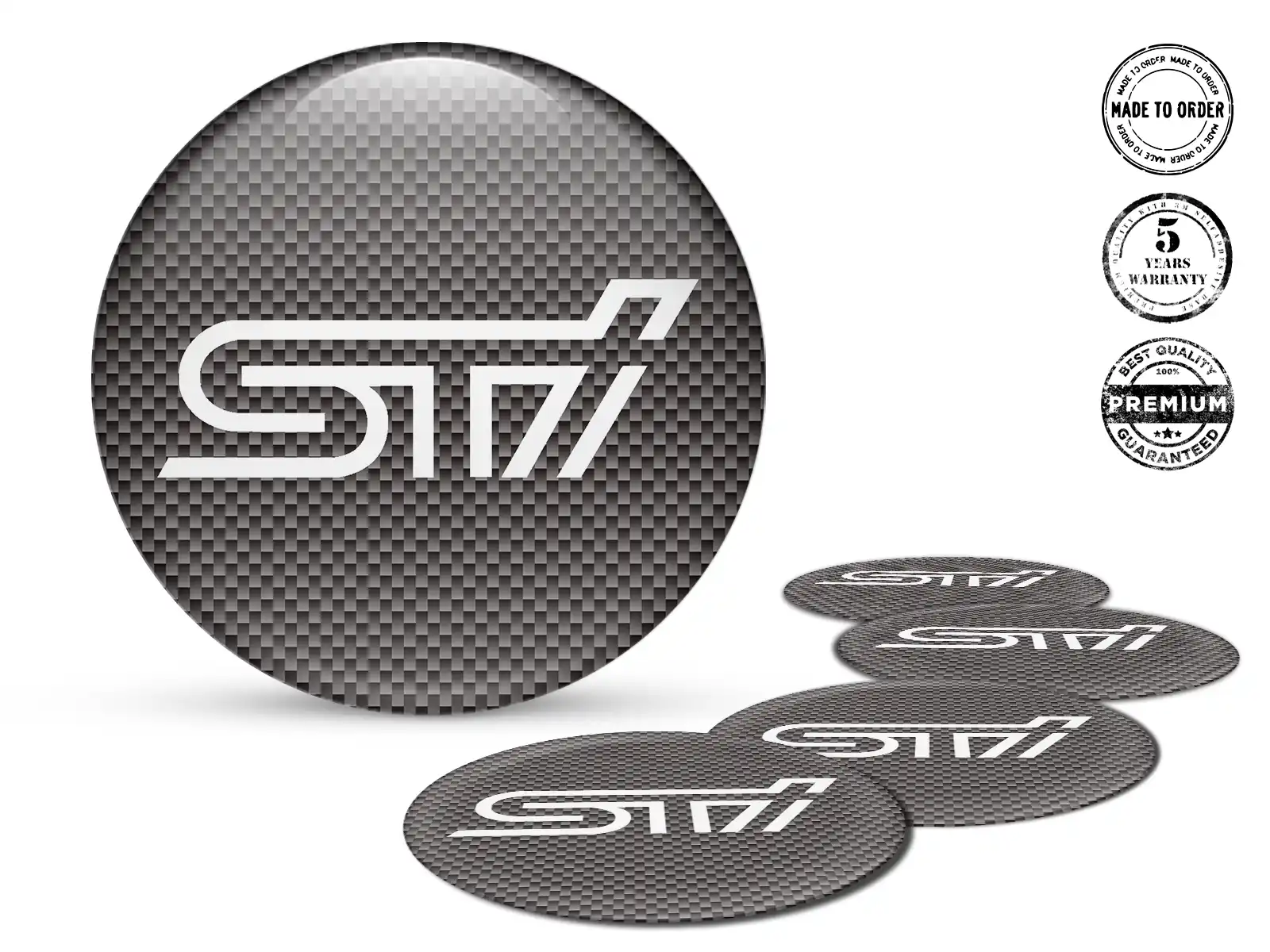 Subaru Dome-Dekoration Stilvolle Nabenkappen-Embleme
